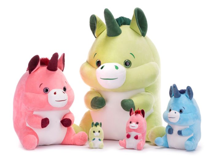 (Mis 7) DRAGO PAFFUTO Peluche 47cm 3ass…x6